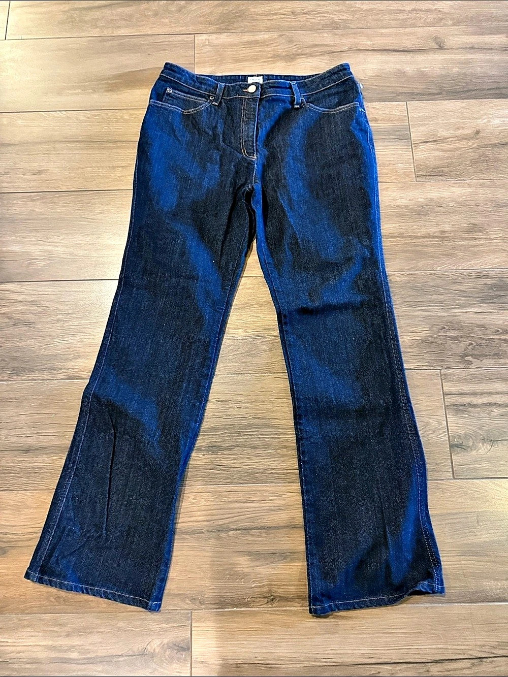 Armani Collezioni Wide Leg Jeans in Blue Waist 14 Like New